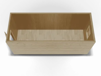 Утепленная бытовка 6 х 2,4 х 2,4, усиленный каркас, внешняя отделка ВАГОНКА, внутренняя отделка МДФ, пол линолеум, с электрикой