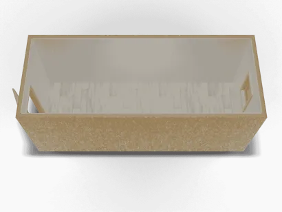 Утепленная бытовка 6 х 2,4 х 2,4, внешняя отделка ОСБ, внутренняя отделка ПВХ, пол линолеум, с электрикой