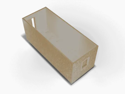 Утепленная бытовка отделка стен ПВХ