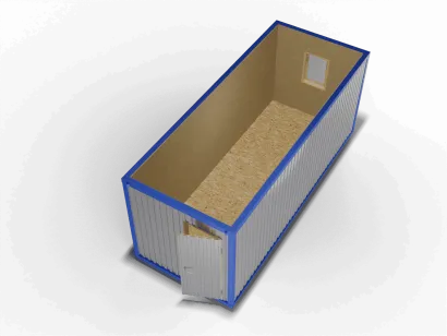 Блок-контейнер 6 на 2,4 в базовой комплектации с утеплением