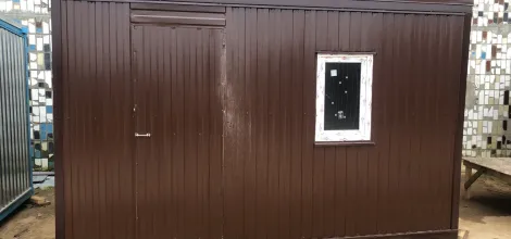 блок-контейнер пост охраны 3 на 2.4 коричневый 